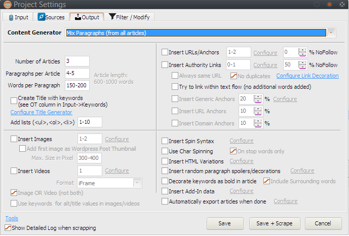 Project Output