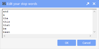 nGRam Stop Words