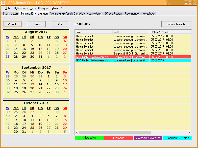Abb. Termine/Erinnerungen